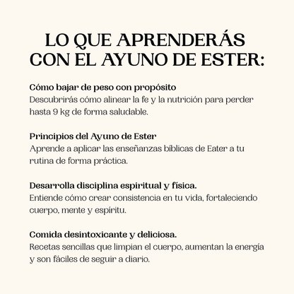 AYUNO DE ESTER